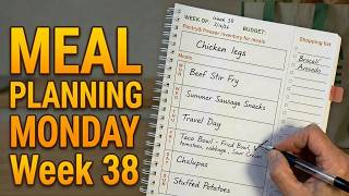 Meal Planning Monday | Week 38 #mealplanning