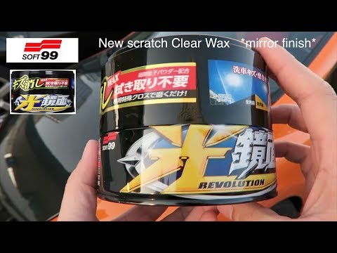 SOFT99 Scratch Clear Wax Mirror Finish Black