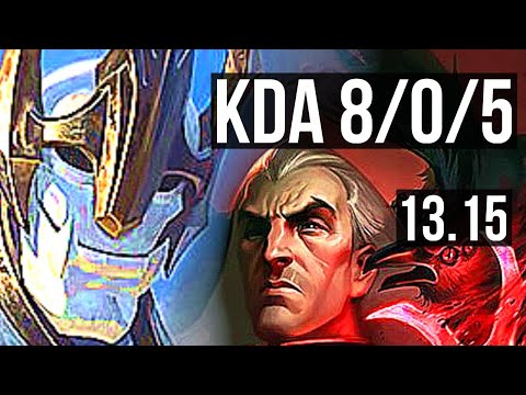 GALIO vs SWAIN (MID) | 8/0/5, 500+ games, Legendary, 900K mastery | NA Grandmaster | 13.15