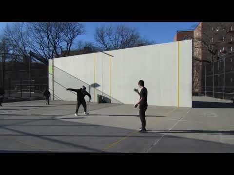 Hoover Park - Bradley & Bravo vs JC & Jonathan - Doubles Filmed By Handball Social - 3.14.2024