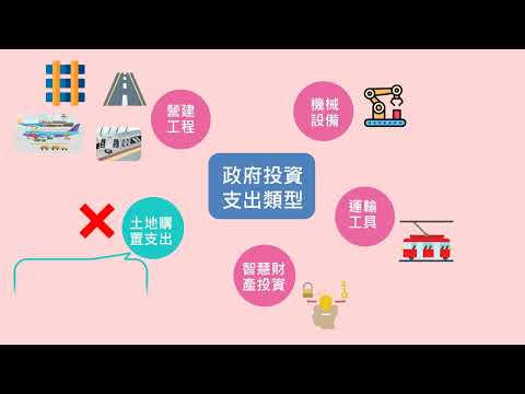 財政收支統計中的政府資本門支出，除了國民所得統計所界定的政府投資支出外，還包括購置土地及資本移轉支出，除了支出項目涵蓋範圍不同外，政府範圍不同也是造成統計差異的因素。