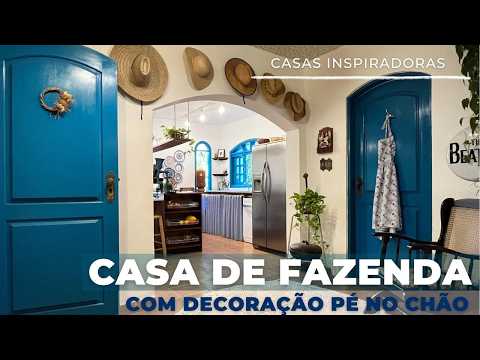 UMA CASA DE FAZENDA ABANDONADA E UM CASAL CRIATIVO E DISPOSTO A CRIAR UM LAR ACONCHEGANTE E LÚDICO