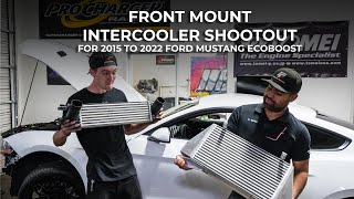 Front Mount Intercooler Dyno Shootout for 2015 to 2022 Ford Mustang Ecoboost