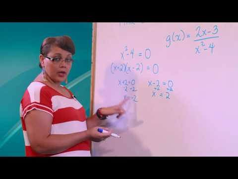 Finding the domain of a rational function