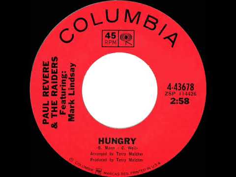 1966 HITS ARCHIVE: Hungry - Paul Revere & The Raiders (mono 45)