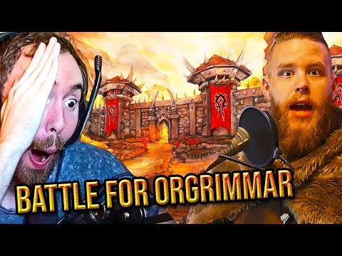 Asmongold Reacts To THE BATTLE FOR ORGRIMMAR! Classic WoW Stress Test Adventure - Nixxiom