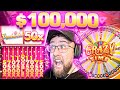 I WON $100,000 ON CRAZY TIME & 50X TOP SLOT PACHINKO! (INSANE)