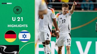 Germany remains unbeaten! | Germany vs. Israel 2-0 | Under-21 - EURO Qualifiers