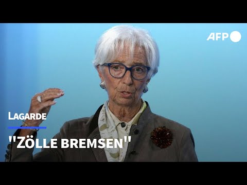 Lagarde: Zölle bremsen Wachstum für Rest des Jahres aus | AFP