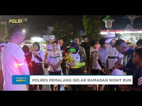 POLRES PEMALANG GELAR RAMADAN NIGHT RUN