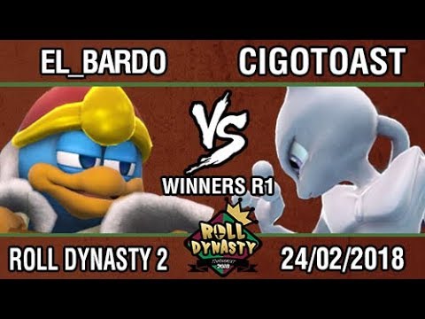 [Roll Dynasty Tournament 2] El_Bardo (Dedede, Sonic) vs Cigotoast (Mewtwo) - Winners R.1