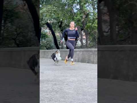 CHASED BY MY OWN DOG😂 #dog #running #sports #sprint