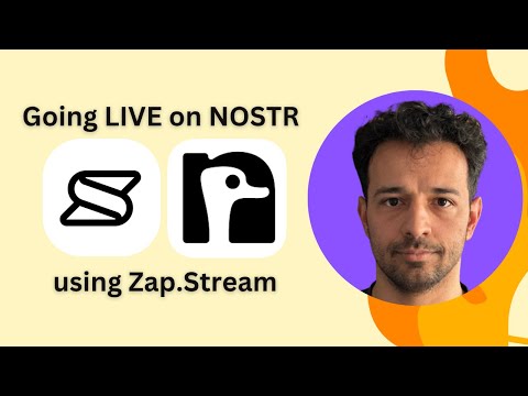 The Easiest Way to Livestream on Nostr Using Zap.stream! #nostr #zapstream #bitcoin #zaps video thumbnail