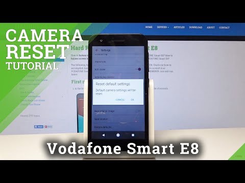 How to Restore Factory Camera Settings on Vodafone Smart E8 - Camera Reset