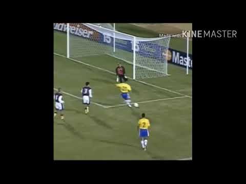 Primeiro Gol de Ronaldinho Gaúcho pela Seleção(Olha o que ele fez!)