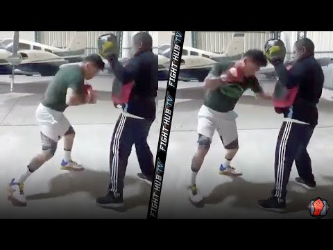 MARCOS MAIDANA BLASTING AWAY AT BODY SHIELD AS HE PREPARES FOR COMEBACK FIGHT!