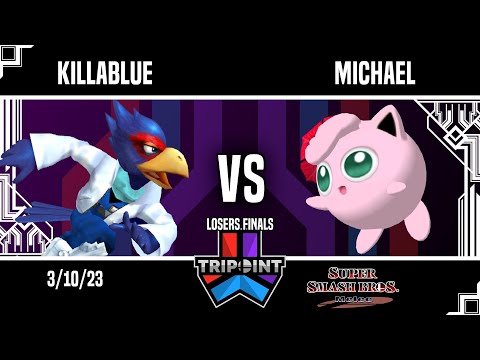 Tripoint Smash 182 - Losers Finals - Killablue (Falco) Vs. Michael(Jigglypuff)