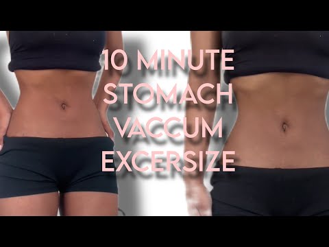 10 Min Stomach Vacuum for a Smaller Waist | Flat Belly & Snatched Core Workout