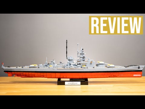 Cobi Battleship Gneisenau REVIEW | Sets 4834 4835
