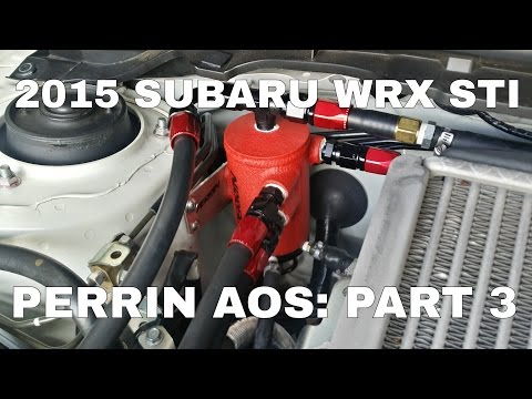 2015 Subaru WRX STI - Perrin AOS - Part 3 - Hose Fitting Upgrade - OCTurboJoe