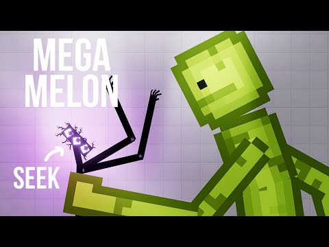 Mega Melon Playground vs SEEK Mutant Roblox DOORS - People Playground 1.26 beta