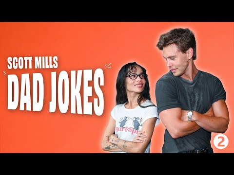 Austin Butler & Zoë Kravitz play Dad Jokes - First to laugh loses!