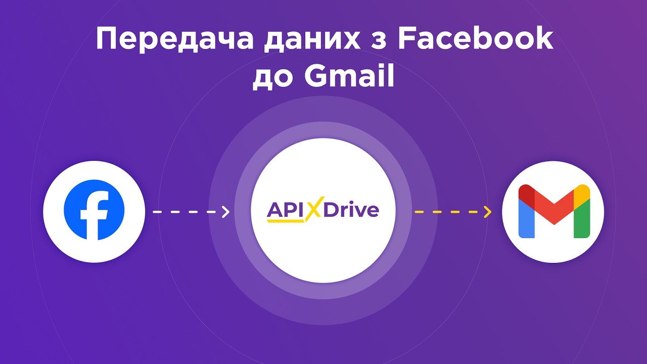 Інтеграція Facebook та Gmail через ApiX-Drive: Покроковий туторіал