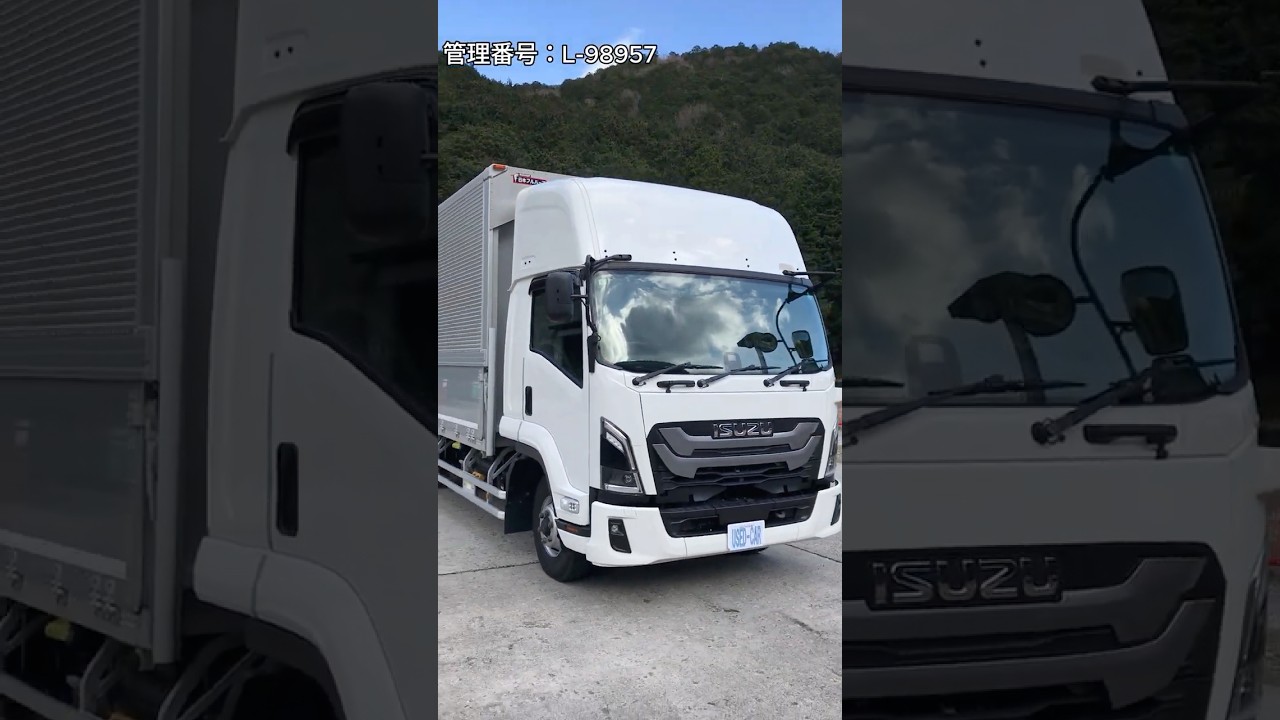 いすゞ 新型 フォワード アルミウイング ４トン ベッド付 6.2mボディ ハイルーフ #ショート #shorts #トラック #いすゞ