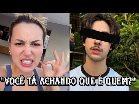 Deolane Bezerra gets angry and demands respect from the man who offended her.