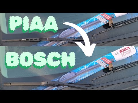 Trying Bosch Icon Windshield Wiper Blades