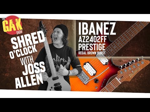 Ibanez AZ2402FF Prestige, Regal Brown Burst | | SHRED O'CLOCK W/ JOSS ALLEN