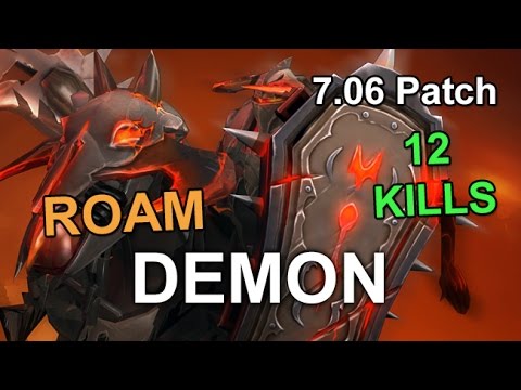 Demon Chaos Knight | Support with 12 KILLS | 7.06 Full Game