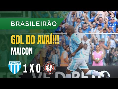 GOL (MAICON) - AVAÍ X ATLÉTICO-PR - 26/11 - BRASILEIRÃO 2017