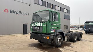 شاسيه شاحنة MAN 26.314 (STEEL SUSP. / LAMES / BIG AXLE / MANUAL PUMP / POMPE MAN | صورة 4 - Autoline