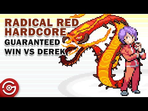 Pokemon Radical Red 3.1 Hardcore Mode - How to Solo Sweep Ace Trainer Derek