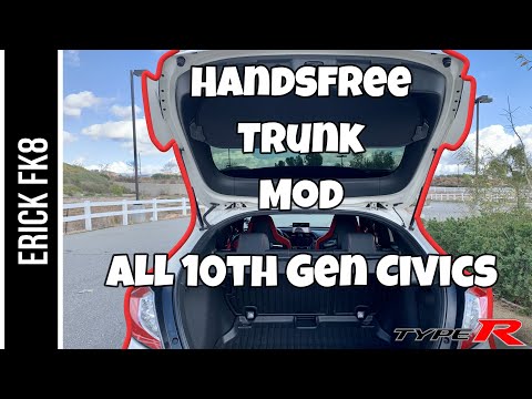 10th Gen Civics HANDSFREE Trunk Mod Now Available | 2016 2017 2018 2019 2020 Civics