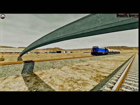 Locomotive 🚂 Trains vs Low Bridge#2 - BeamNG Drive || Trains Crashes || Train