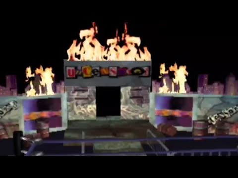 WCW Uncensored 1998 theme & arena - WCW Mayhem (PlayStation)