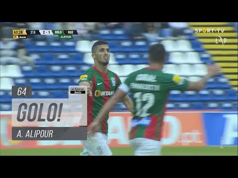 Goal | Golo A. Alipour: Santa Clara 2-(1) Marítimo (Liga 21/22 #31)