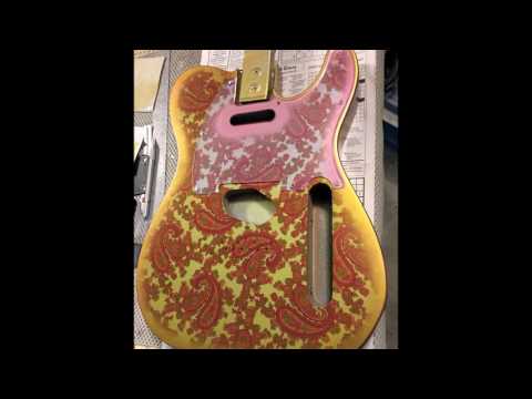 Marksound Guitars T Style 2016 Aged Pink Paisley image 2