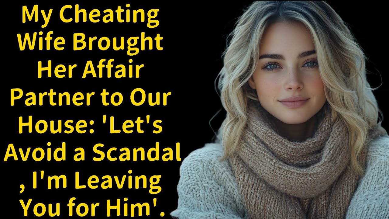 My Cheating Wife Brought Her Affair Partner to Our House: 'Let's Avoid a Scandal, I'm Leaving You...