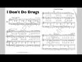 I Don't Do Drugs - MusicK8.com Singles Reproducible Kit
