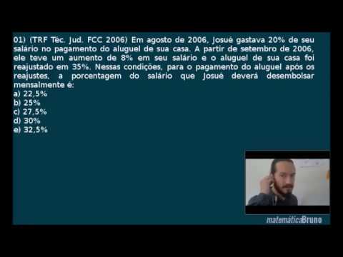 Porcentagem FCC - questão 01