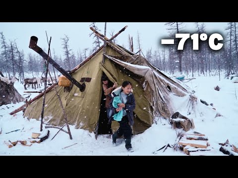 Unbelievable Life of Nomads Surviving –71°C in the Arctic Tundra | Yakutia