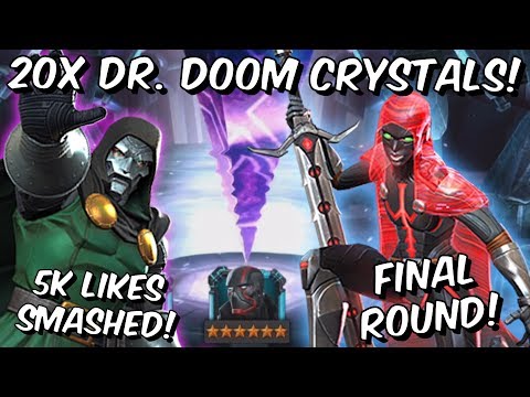 20x 6 Star Doctor Doom Cavalier Crystal Opening Final Round! - Marvel Contest of Champions