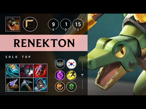 Renekton Top vs Gnar: Godlike - KR Challenger Patch 14.21