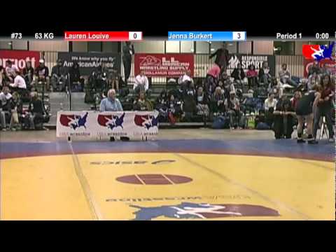 2011 U.S. Open FRI WM 63 KG: Lauren Louive vs. Jenna Burkert Cons. Round 4