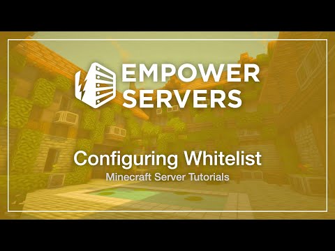 How to Setup A Minecraft Server Whitelist | Empower...