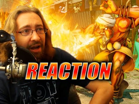 MAX REACTS: Dhalsim Reveal (Street Fighter 5)