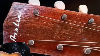 A Fun Thrift Store Find! | 1960s Airline Parlor Acoustic Review + Demo